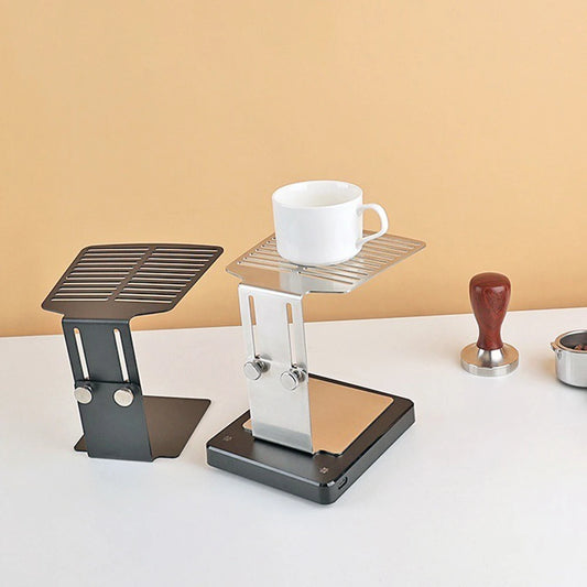 Support de Balance à Café Étanche - Étagère en Acier Inoxydable pour l'Extraction de Café et Échelles Électroniques