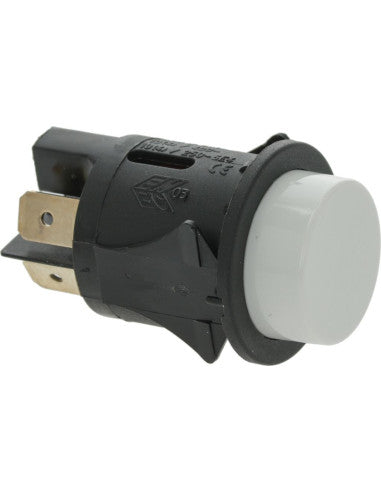 Poussoir Unipolaire Blanc 16A 250V pour Machine À Café Wega